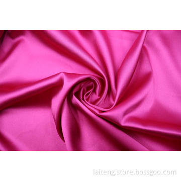 Polyester Spandex Stretch Satin Fabrics